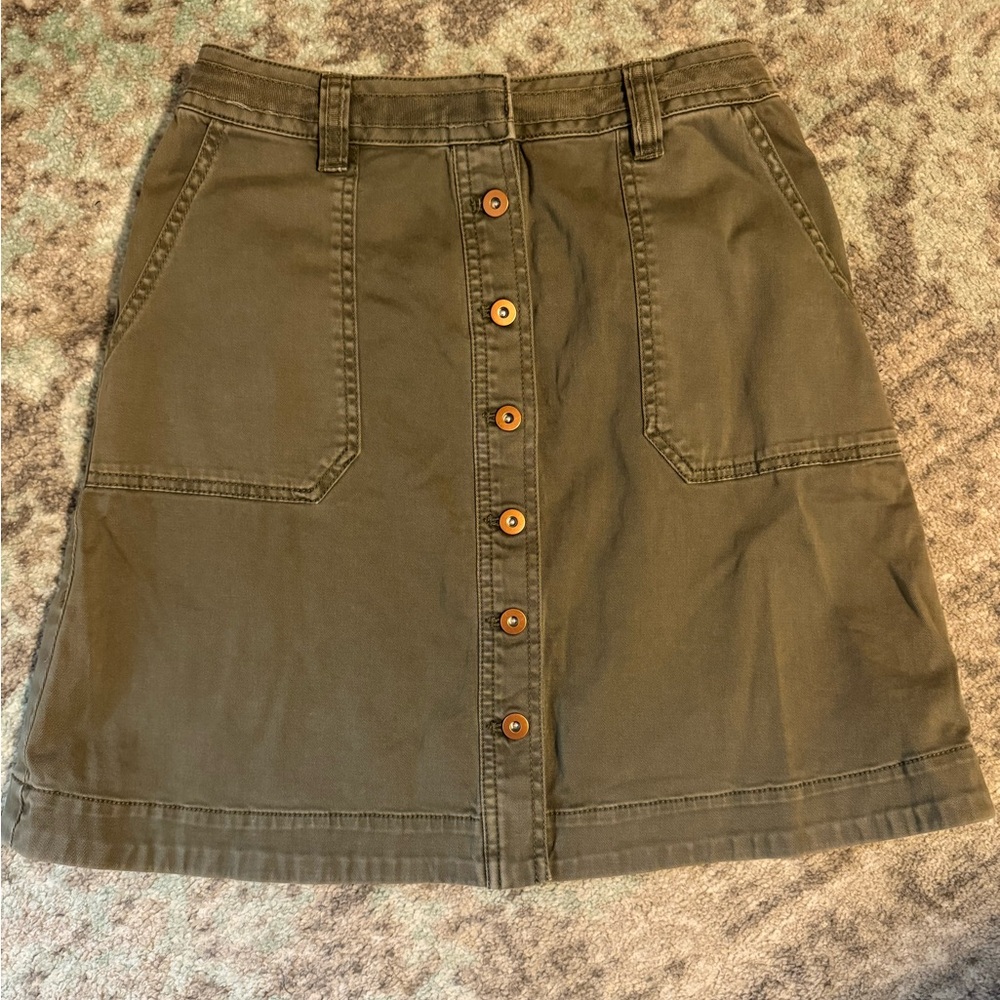 Anthropologie twill skirt